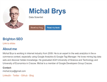 Tablet Screenshot of michalbrys.com